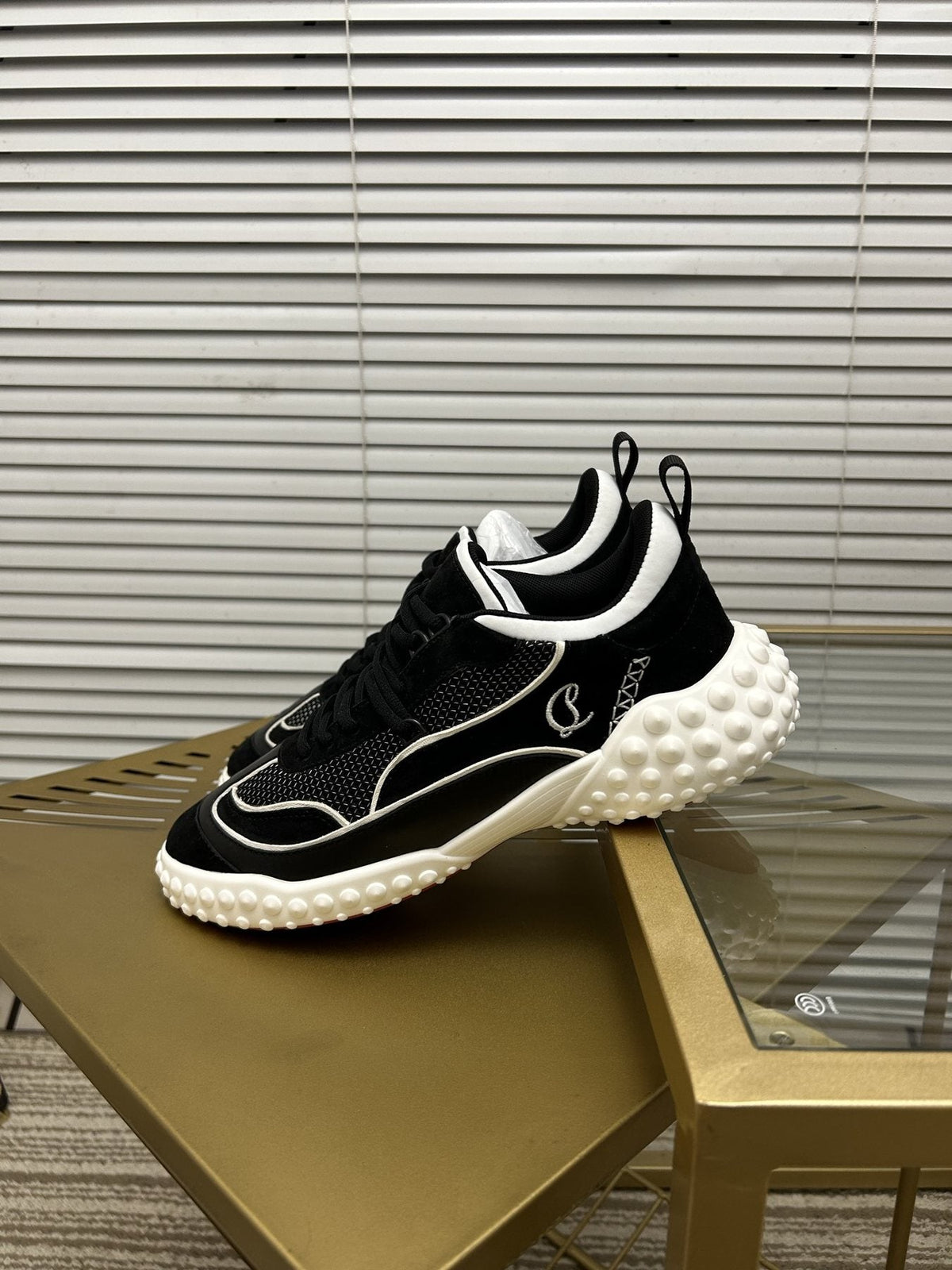 Christian Louboutin Contrast Trim Sneakers