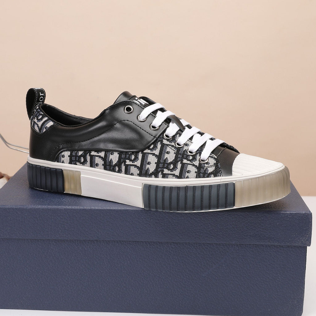 Dior Patterned Low-Top Sneakers